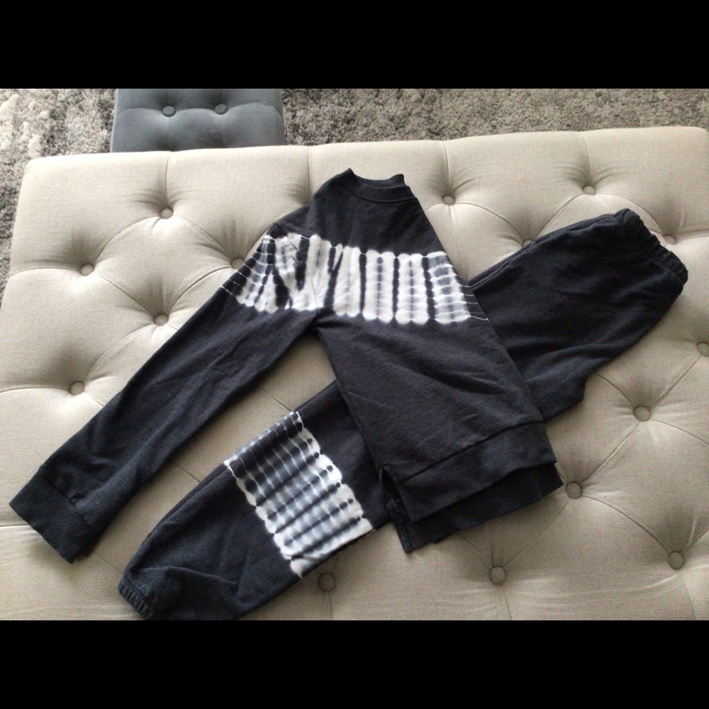 Tie Dye girls jogger set
